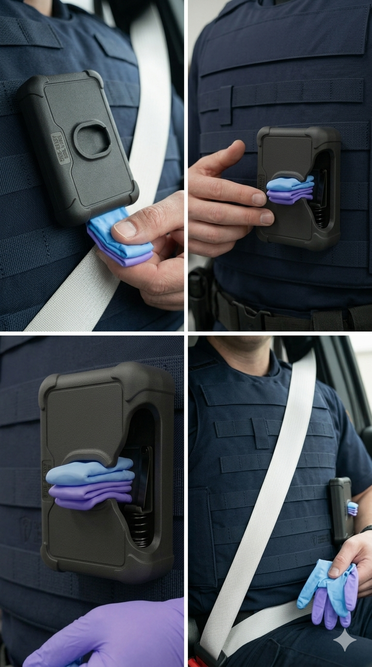 D-TAC NJ "Zero-Snag" Side-Access Glove Dispenser